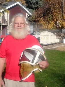 Santa stays sweet by keeping bees in the summer